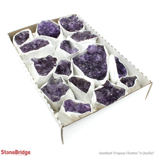 Amethyst Uruguay Cluster Assorted In Flat 1.5Kg to 2Kg    from Stonebridge Imports