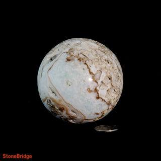 Caribbean Blue Calcite Sphere from Stonebridge Imports