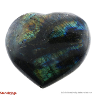 Labradorite Puffy Heart #10 - 350g to 399g    from Stonebridge Imports