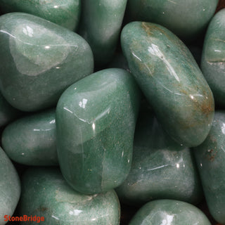 Green Aventurine B Tumbled Stones - Brazil    from Stonebridge Imports