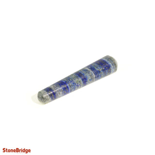Lapis Lazuli A Rounded Massage Wand - Medium #3 - 4" to 5"    from Stonebridge Imports