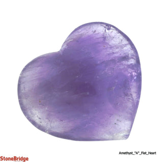Amethyst A Gemstone Heart - 1 1/2" to 1 3/4"    from Stonebridge Imports