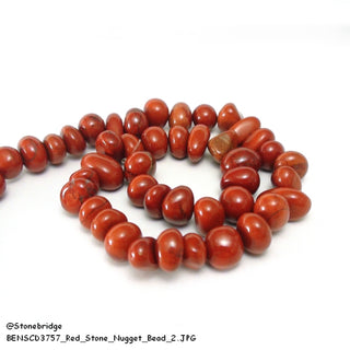 Red Stone - Nugget Strand 15" Long    from Stonebridge Imports