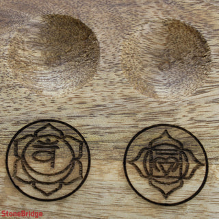 Wooden Crystal Grid Type 3 - Chakra    from Stonebridge Imports