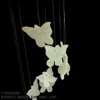 White Onyx - Butterflys - Wind Chime    from Stonebridge Imports