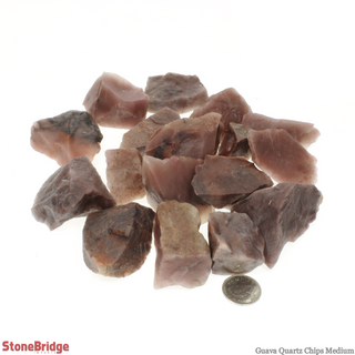 Guava Quartz Chips - Medium    from Stonebridge Imports