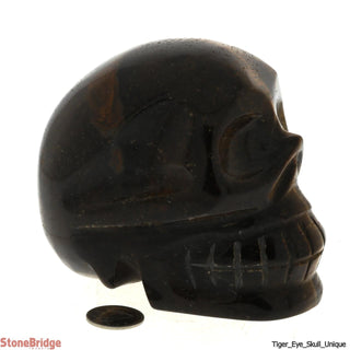 Tiger Eye Skull U#5    from Stonebridge Imports