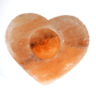 Himalayan Salt Heart Candle Holders    from Stonebridge Imports