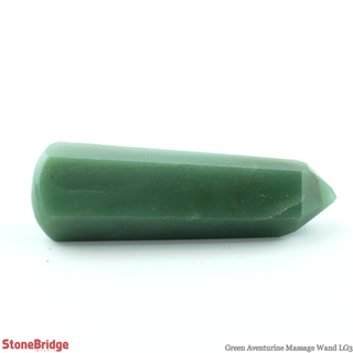 Green Aventurine Pointed Massage Wand - Large #3 - 4 1/2" to 6"    from Stonebridge Imports