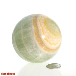 Calcite Green Sphere - Small #4 - 2 1/2"    from Stonebridge Imports
