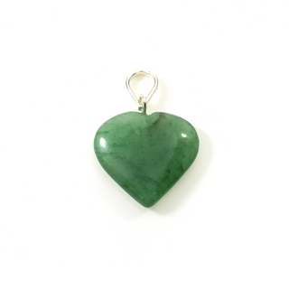 Green Aventurine Gemmy Heart Pendant    from Stonebridge Imports