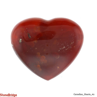 Carnelian Crystal Puffy Heart #2 - 25G to 49g    from Stonebridge Imports