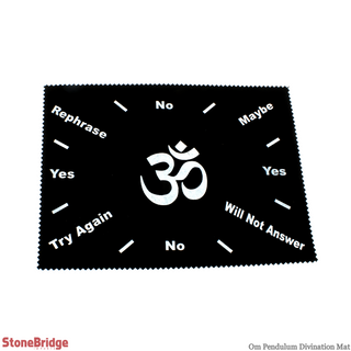 Om - Pendulum Divination Mat    from Stonebridge Imports