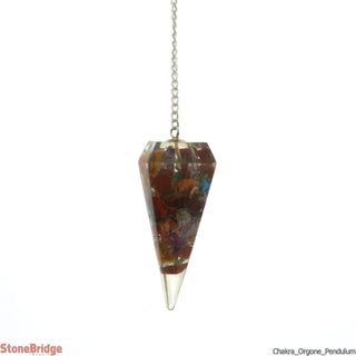 Orgone Chakra Pendulum 12 Facets & Bead    from Stonebridge Imports