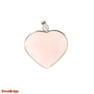 Rose Quartz Heart Pendant    from Stonebridge Imports