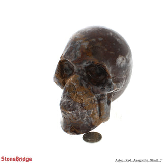 Aztec Red Aragonite Skull #7    from Stonebridge Imports