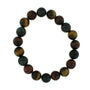 Tiger Eye Mix Round Bracelet - 10mm    from Stonebridge Imports