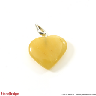 Golden Healer Gemmy Heart Pendant    from Stonebridge Imports