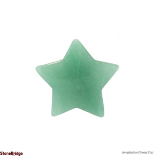 Green Aventurine Star Shape Polished Stones    from Stonebridge Imports