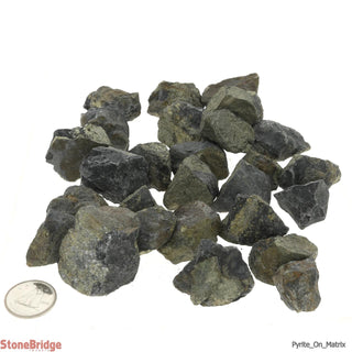 Pyrite On Matrix Chips - Small    from Stonebridge Imports