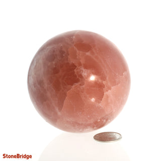 Calcite Rose Sphere - Medium #2 - 2 3/4"    from Stonebridge Imports