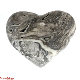 Zebra Aragonite Heart #15 - 700g to 800g    from Stonebridge Imports