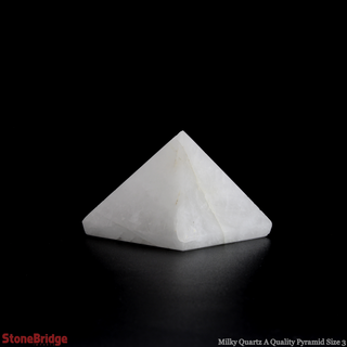 Milky Quartz A Pyramid MD2    from Stonebridge Imports