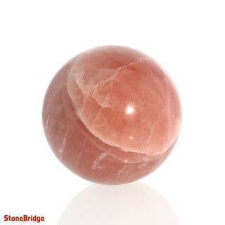 Calcite Rose Sphere - Small #4 - 2 1/2"    from Stonebridge Imports