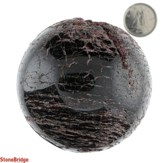 Garnet Sphere - Medium #3 - 2 3/4"    from Stonebridge Imports