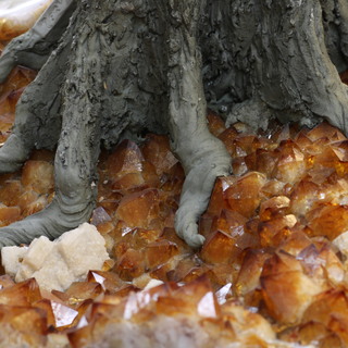 Citrina of Abundance - Citrine Tree - 6.5 Foot Tall    from Stonebridge Imports