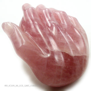 Rose Quartz Carving Hand & Sphere U#5    from Stonebridge Imports