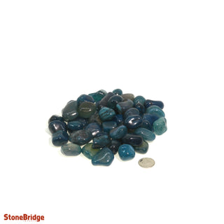 Agate Teal Tumbled Stones    from Stonebridge Imports