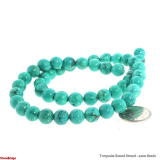 Turquoise Round Strand - 6mm Beads    from Stonebridge Imports