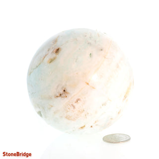 Caribbean Blue Calcite Sphere - Medium #3 - 2 3/4"    from Stonebridge Imports
