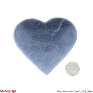 Blue Aventurine Puffy Heart #6    from Stonebridge Imports