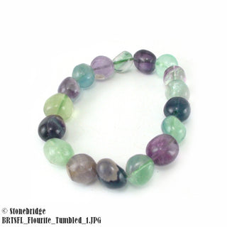 Fluorite Tumbled Bracelets    from Stonebridge Imports