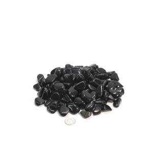Obsidian Silver Sheen Tumbled Stones Small   from Stonebridge Imports