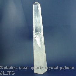 Clear Quartz Obelisk #5T - 3" to 4 1/2"    from Stonebridge Imports