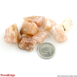 Red Aventurine Chips - Tiny    from Stonebridge Imports