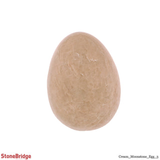 Cream Moonstone Egg #3 - 2" to 2 1/4"    from Stonebridge Imports