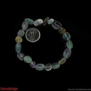 Fluorite Purple Tumbled Bracelets    from Stonebridge Imports