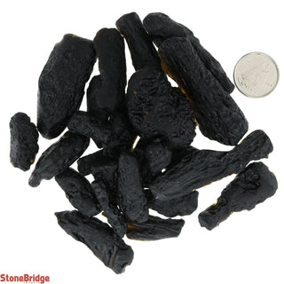 Tektite Black Chips - 100g    from Stonebridge Imports