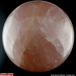 Rose Quartz Sphere U#31 - 4 3/4"    from Stonebridge Imports