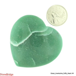 Green Aventurine Crystal Heart #2    from Stonebridge Imports