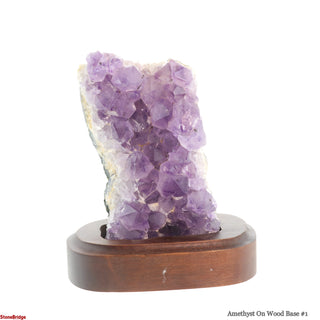 Amethyst On Wood Base #1    from Stonebridge Imports