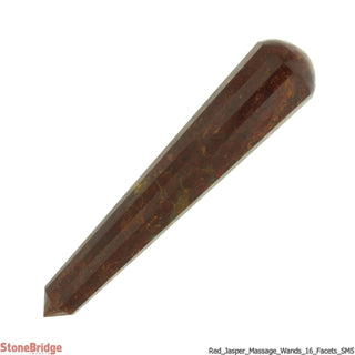 Red Jasper Pointed Massage Wand - Small #3 - 3 1/2" to 4 1/2"    from Stonebridge Imports