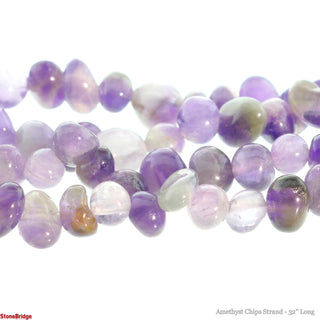 Amethyst Polished Chip Strands - 5mm to 8mm    from Stonebridge Imports