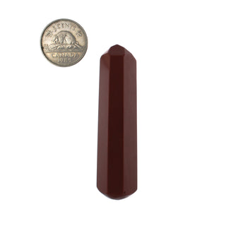 Red Jasper Pointed Massage Wand - Small #2 - 2 1/2" to 3 1/2"    from Stonebridge Imports
