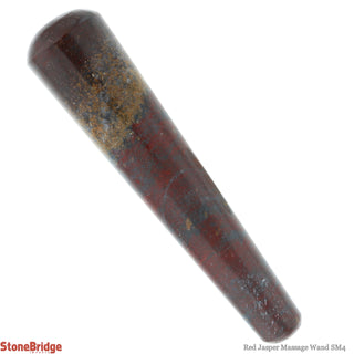 Red Jasper Rounded Massage Wand - Small #2 - 2 1/2" to 3 1/2"    from Stonebridge Imports