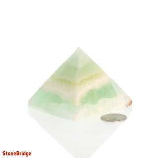 Calcite Green Pyramid MD4    from Stonebridge Imports